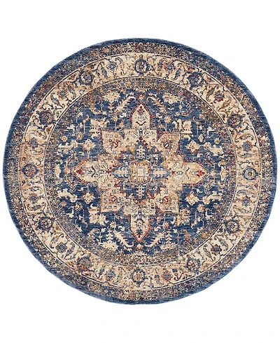 Mink Home Taza Heriz 5' Round Area Rug