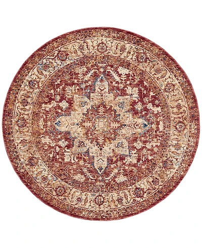 Mink Home Taza Heriz 5' Round Area Rug