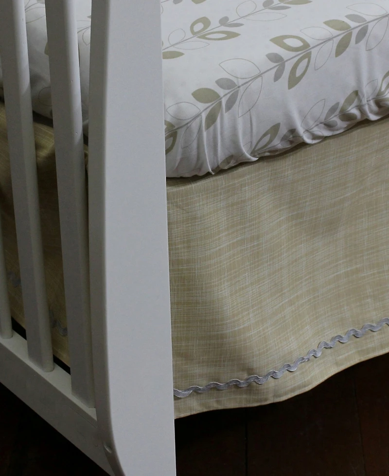 3 Stories Trading Nurture Tan Twill Dust Ruffle