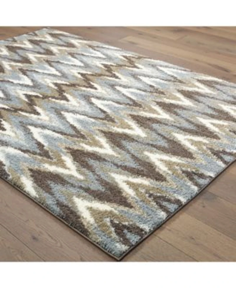 Oriental Weavers Verona Shag 4d Gray Taupe Rug