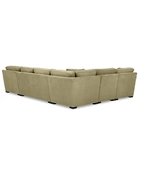 Radley -Pc. Fabric Chaise Sectional Sofa with Corner Piece