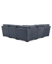 Radley Fabric -Pc. Sectional Sofa with Corner Piece