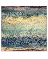 Ready2HangArt 'Ocean Tide' Abstract Canvas Wall Art - 20" x 20"