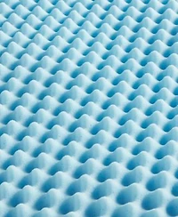 Madison Park 1.5 Gel Memory Foam Reversible Cooling Mattress Topper