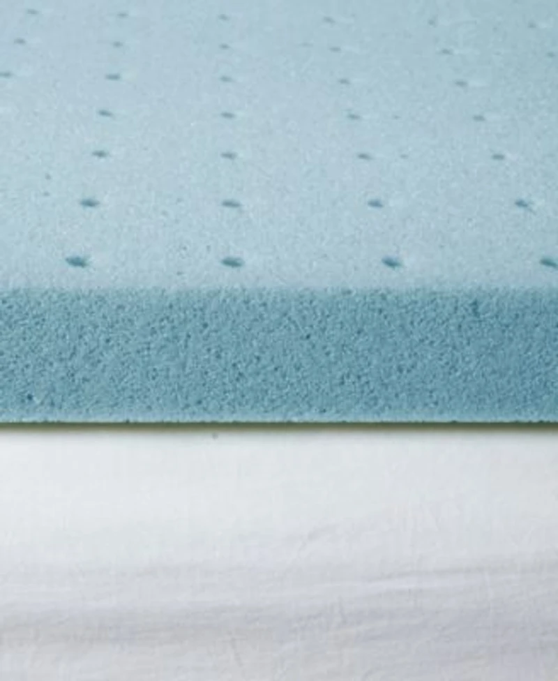 Sleep Philosophy 2 Gel Memory Foam Cooling Cover Mattress Toppers