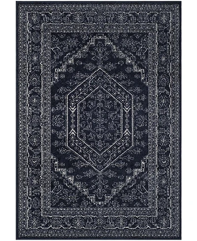 Safavieh Adirondack 108 Navy and Ivory 5'1" x 7'6" Area Rug