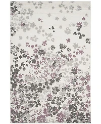 Safavieh Adirondack 115 Ivory and Purple 5'1" x 7'6" Sisal Weave Area Rug