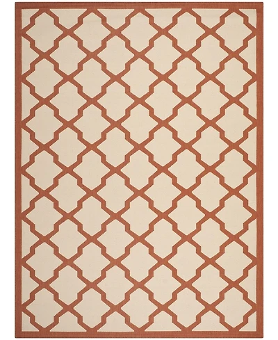 Safavieh Courtyard CY6903 Beige and Terracotta 8' x 11' Sisal Weave Outdoor Area Rug