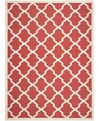 Safavieh Courtyard CY6903 Red and Bone 8' x 11' Sisal Weave Outdoor Area Rug