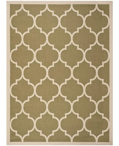 Safavieh Courtyard CY6914 Green and Beige 8' x 11' Outdoor Area Rug
