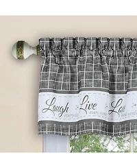 Achim Live Love Laugh Window Valance, 58" x 14"