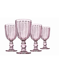 Godinger Carson Modern Vintage Red Wine Glasses, Set of Four