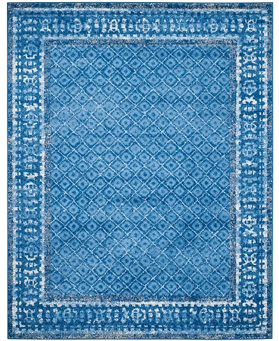 Safavieh Adirondack 110 Light Blue and Dark Blue 9' x 12' Area Rug