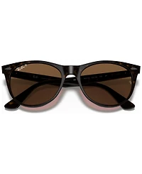 Ray-Ban Unisex Polarized Sunglasses, RB2185 Wayfarer Ii Classic