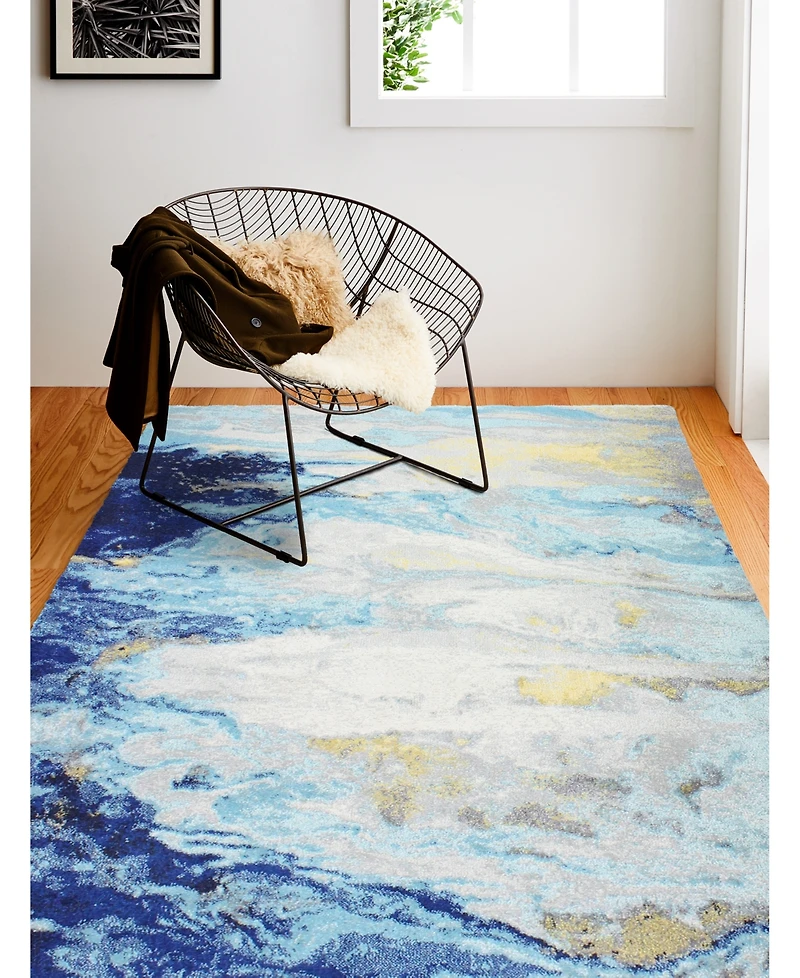 Bashian Medley 5667A Multi 2'6" x 8' Runner Area Rug
