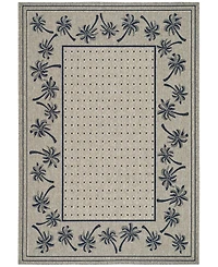 Safavieh Courtyard CY5148 Coffee and Black 5'3" x 7'7" Outdoor Area Rug