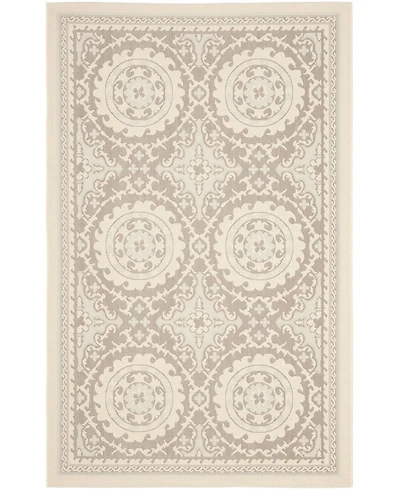 Safavieh Courtyard CY7059 Beige and Dark Beige 8' x 11' Outdoor Area Rug