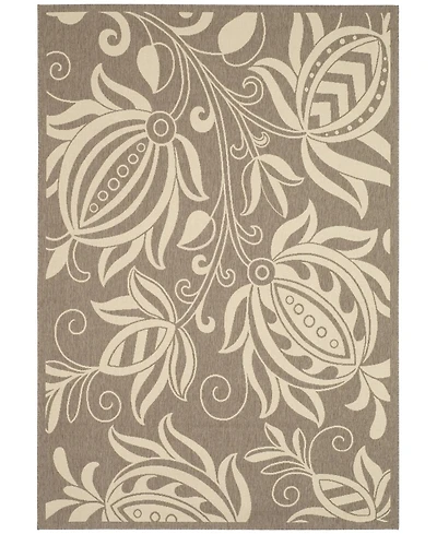 Safavieh Courtyard CY2961 Brown and Natural 8' x 11' Outdoor Area Rug