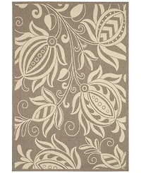Safavieh Courtyard CY2961 Brown and Natural 8' x 11' Outdoor Area Rug