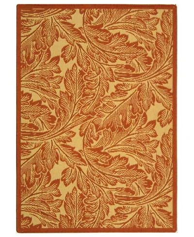 Safavieh Courtyard CY2996 Natural and Terra 8' x 11' Outdoor Area Rug