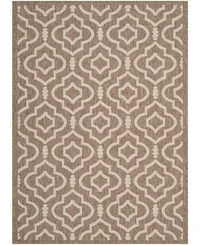 Safavieh Courtyard CY6926 and Bone 5'3" x 7'7" Sisal Weave Outdoor Area Rug