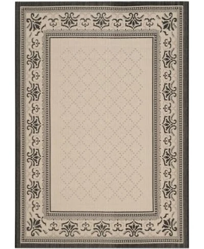 Safavieh Courtyard Sand Black Area Rug Collection