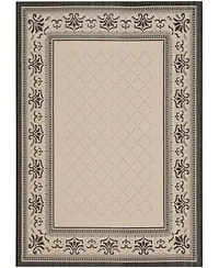 Safavieh Courtyard Sand Black Area Rug Collection