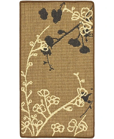 Safavieh Courtyard CY4038 Brown Natural and Black 5'3" x 7'7" Outdoor Area Rug