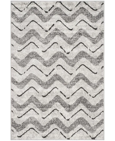 Safavieh Adirondack 121 Silver and Charcoal 5'1" x 7'6" Area Rug