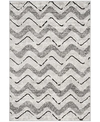 Safavieh Adirondack 121 Silver and Charcoal 5'1" x 7'6" Area Rug