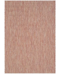Safavieh Courtyard CY8022 Red and Beige 5'3" x 7'7" Outdoor Area Rug