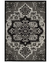 Safavieh Vintage Hamadan VTH221 Light Gray and Gray 5'3" x 7'6" Area Rug