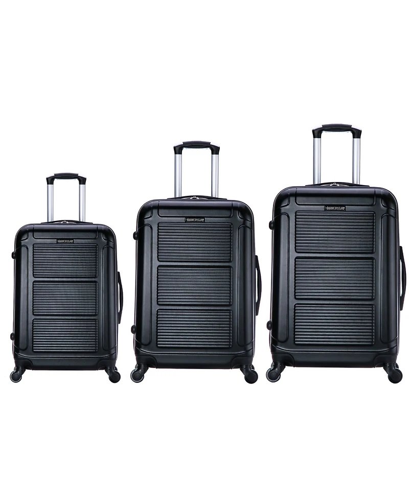 InUSA Pilot 3-Pc. Lightweight Hardside Spinner Luggage Set