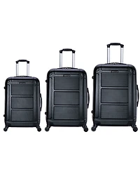 InUSA Pilot 3-Pc. Lightweight Hardside Spinner Luggage Set