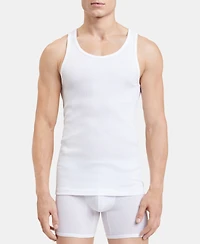 Calvin Klein Men's 5-Pack Cotton Classics Tank Top Undershirts