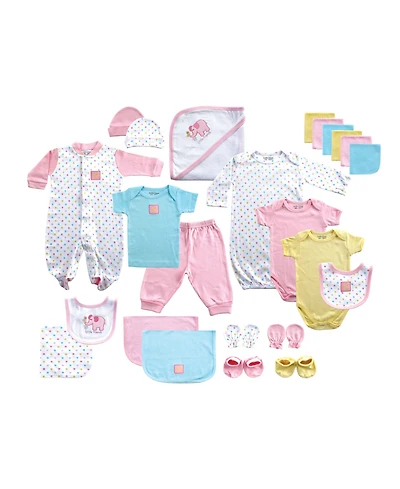 Luvable Friends Baby Girls Layette Gift Cube