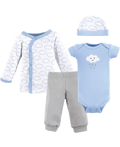 Luvable Friends Baby Boys Cotton Preemie Layette Set, Arrows, Preemie