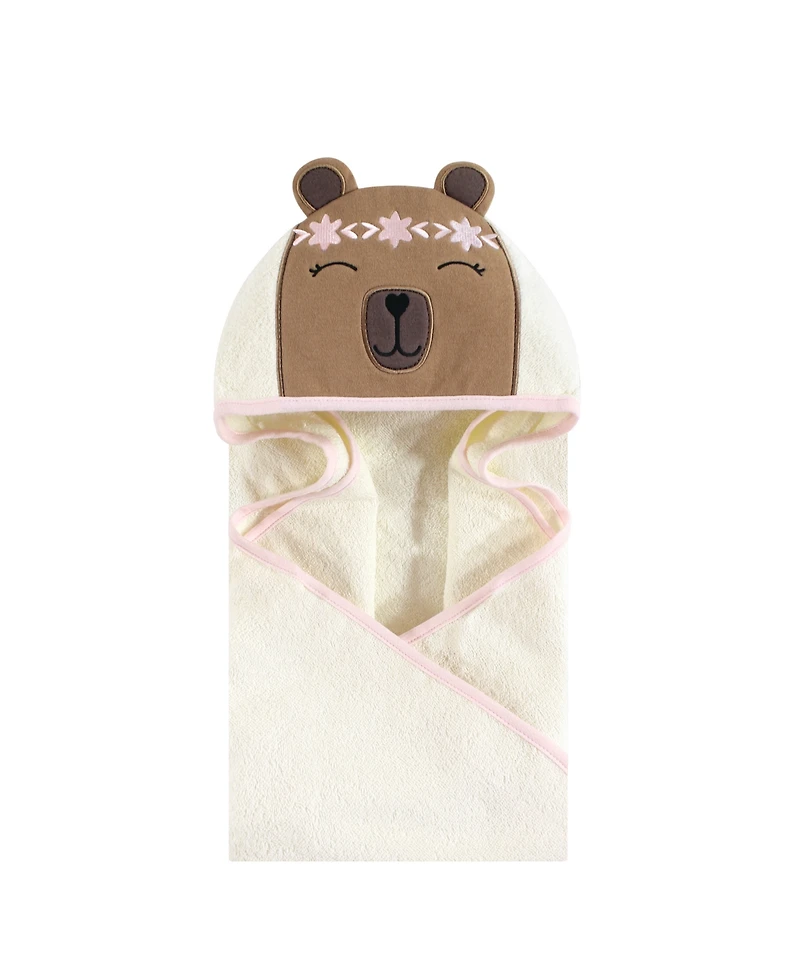 Hudson Baby Girls Hooded Towel