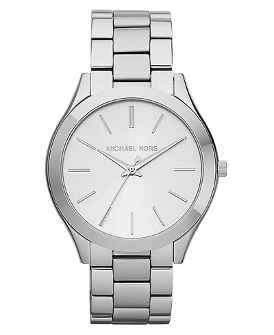 Michael Kors Unisex Slim Runway Stainless Steel Bracelet Watch 42mm