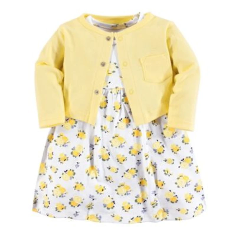 Luvable Friends Toddler Girls Dress Cardigan