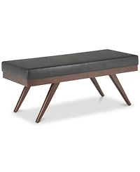 Chanelle Mid Century Modern Rectangle Ottoman Bench