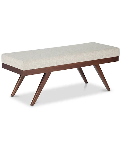 Chanelle Mid Century Modern Rectangle Ottoman Bench