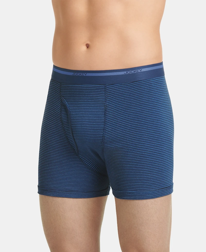 Jockey Men's 3-Pack Classic Cotton Boxer Briefs