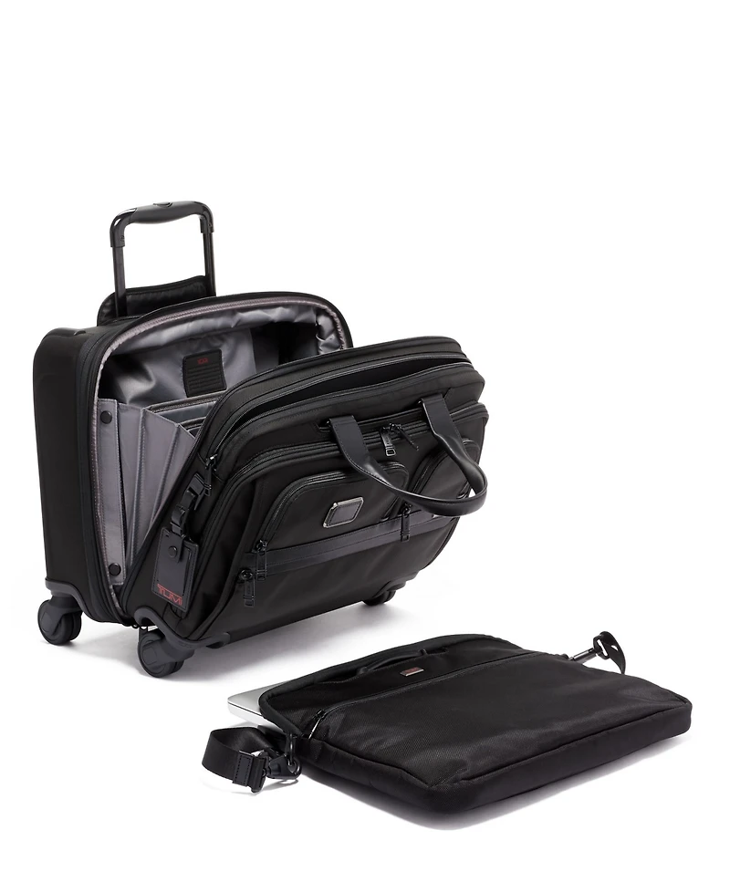 Tumi Alpha 3 Deluxe 4 Wheeled Laptop Case Brief