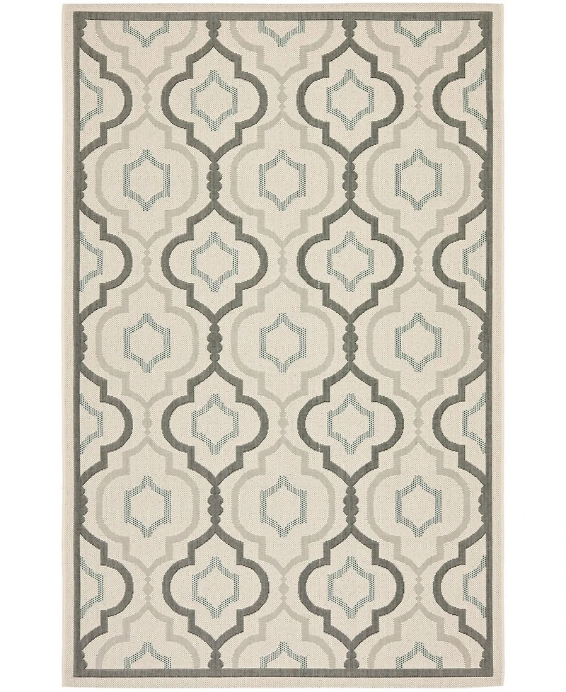 Safavieh Courtyard CY7938 Beige and Dark Beige 8' x 11' Outdoor Area Rug
