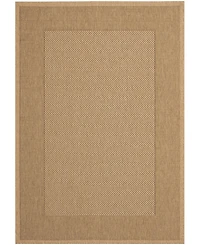 Safavieh Courtyard CY7987 Natural and Gold 5'3" x 7'7" Outdoor Area Rug