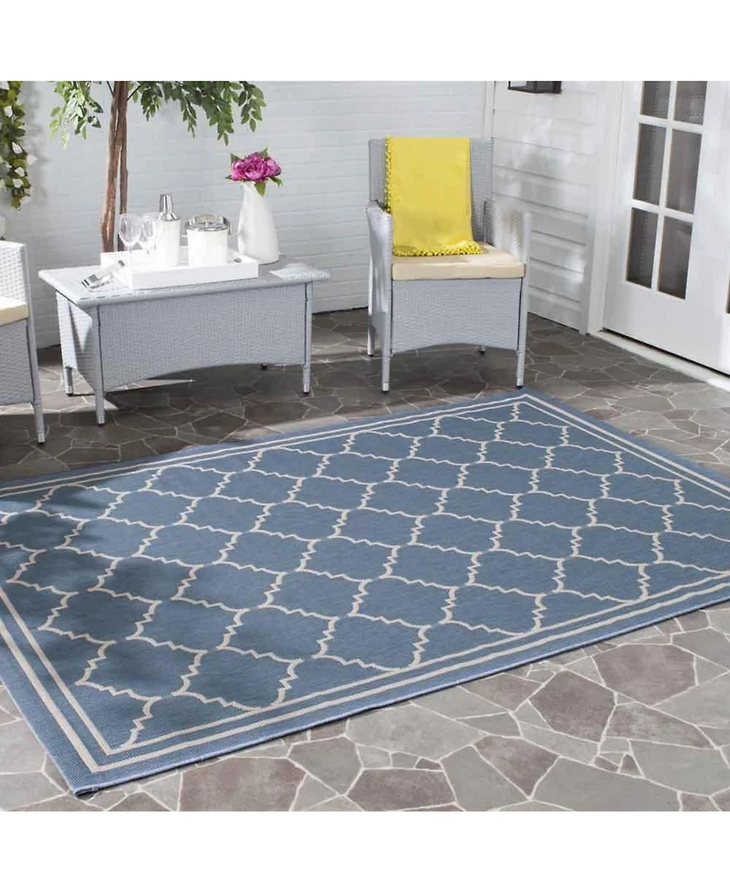 Safavieh Courtyard CY6889 and Beige 5'3" x 7'7" Sisal Weave Outdoor Area Rug