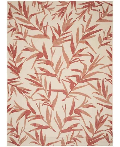 Safavieh Courtyard CY7425 Beige and Terracotta 8' x 11' Sisal Weave Outdoor Area Rug