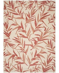 Safavieh Courtyard CY7425 Beige and Terracotta 8' x 11' Sisal Weave Outdoor Area Rug