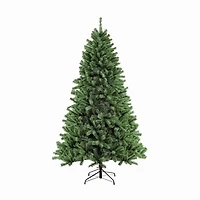 Puleo 7.5FT Unlit Nebraska Fir Artificial Unlit Christmas Tree